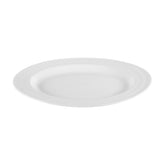 Porcelain Lizbon 15.25" x 10.5" x h:1.5" Oval White Porcelain Platter